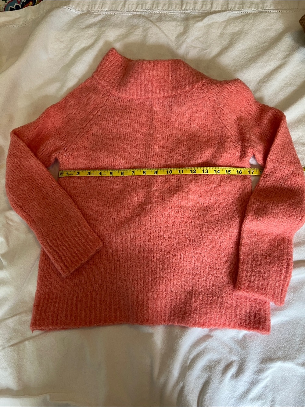 Moth Coral Pink Cowlneck Sweater XS